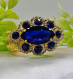 Imported Exquisite Oval Crystal Adjustable Bracelet – Imported Luxury Jewelry Adjustable Bracelet, Best Quality Artificial Bracelet for Girls & Women, Bracelet for Every Occasion (Random Color) - Image 2