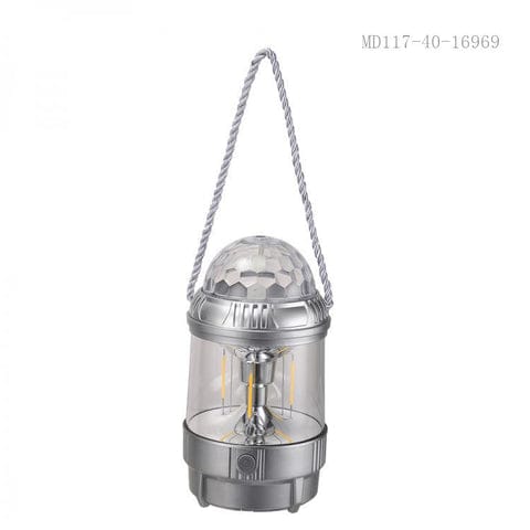 2-in-1 Rechargeable Disco Stage Light & Solar Outdoor Lamp with USB Charging | Portable Party & Decorative Light