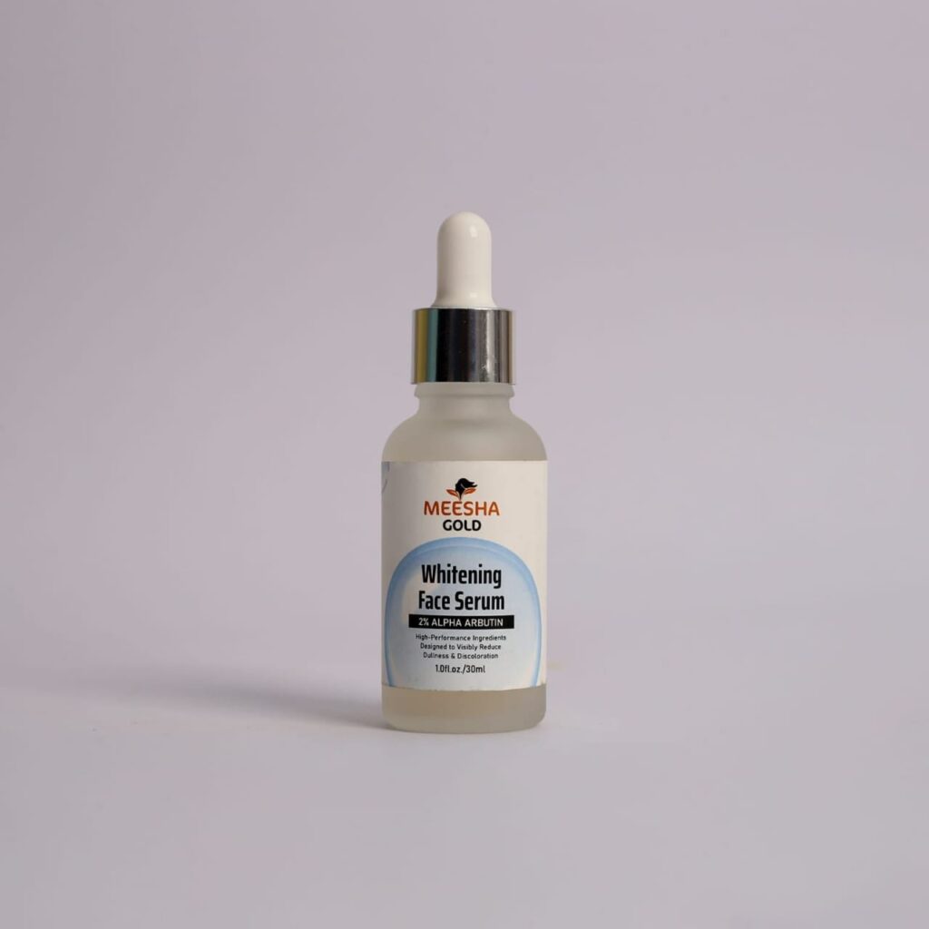 Meesha Gold Whitening Face Serum 30ml | Brightening Serum for Dark Spots, Blemishes & Even Skin Tone | Original Face Serum for All Skin Types