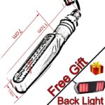 Set of 4 LED Fancy Indicators for Bikes with Free LED Backlight | Universal Indicators for CD 70, CG 125 & Motorcycles