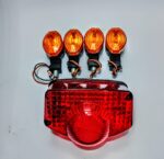 Mini Motorcycle Indicator with Backlight – Universal 4 Pcs Set for 70cc & 125cc Bikes | Compact Stylish Turn Signal Lights - Image 3