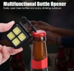 Portable COB High Bright Flashlight – Multifunction Keychain Lamp with 150mAh Battery, 3 Modes, Waterproof & Magnetic Outdoor Torch Lantern - Image 4