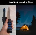 Single Side Open Safety Guard Stick for CD70 & 70cc Bikes | Fancy Openable Crash Guard Rod (Random Color)