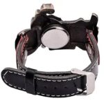 Men's Motorcycle-Inspired Analog Wrist Watch | Bike Design Stainless Steel Dial Watch with Premium Leather Strap (Without Box) - Image 3