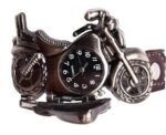 Men's Motorcycle-Inspired Analog Wrist Watch | Bike Design Stainless Steel Dial Watch with Premium Leather Strap (Without Box) - Image 4