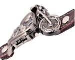 Men's Motorcycle-Inspired Analog Wrist Watch | Bike Design Stainless Steel Dial Watch with Premium Leather Strap (Without Box) - Image 2
