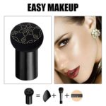 SUNISA Waterproof Mushroom Head Air Cushion Foundation | BB & CC Cream with Moisturizing Liquid Base and Sponge Applicator - Image 2