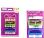 Pack of 3 Nail Brush Set with Handle | Soft Durable Cleaning Brushes for Nails, Hands & Feet - Image 4