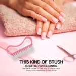 Pack of 3 Nail Brush Set with Handle | Soft Durable Cleaning Brushes for Nails, Hands & Feet - Image 3