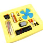 Bulb and Fan Electric Science Experiment Kit - DIY STEM Physics Learning Toy for Kids Adults | Circuit Building School Project Kit Pakistan