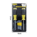 CXH MT311 Hand Tool Kit | 2 Disassemblers & 5 Allen Keys Compact Repair Toolkit for DIY, Bicycle & Home Maintenance