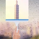 Multipurpose Glass Scraper Wiper Window Cleaner | Soft Rubber Squeegee for Bathroom, Kitchen, Car & Home Use - Image 2