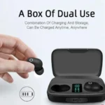 MI A10S Wireless Headset Bluetooth Earbud - TWS 5.0 Stereo Earbuds with 1800mAh Charging Case, Touch Control and Long Battery Backup Pakistan - Image 3