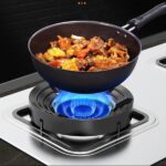 Gas Stove Burner Stand | Cast Iron Non-Slip Burner Bracket with 3D Windproof Hood | Universal Cooktop Support - Image 4