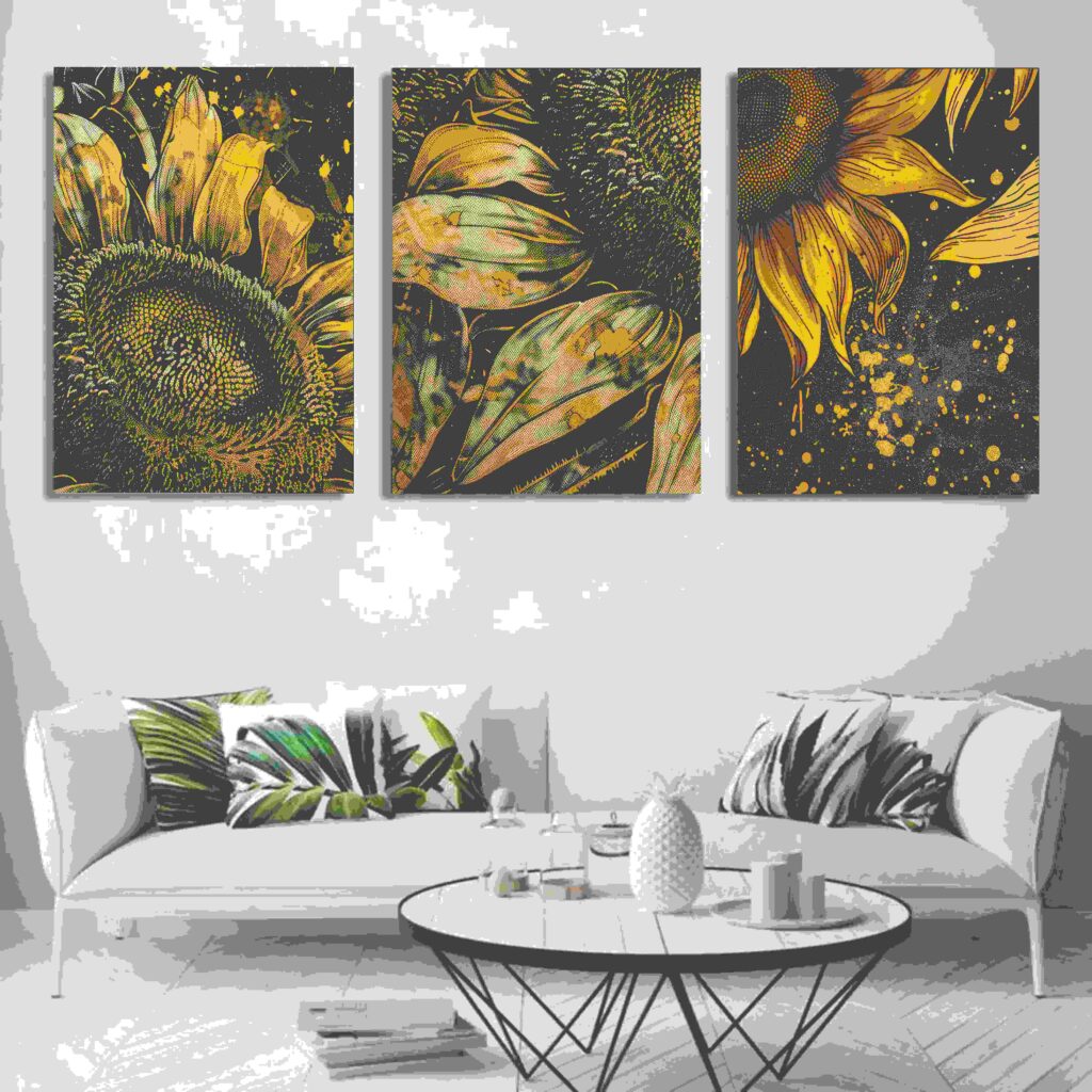 Set of 3 Wall Art Wooden Phototile Frames for Wall Decor in Pakistan 001