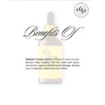Vitamin C Serum Brightening Hydrating Formula 30ml, 15% Vitamin C with Ferulic Acid, Vitamin E and Hyaluronic Acid for Radiant Glowing Skin - Image 4