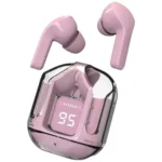 Air 31 Wireless Earbuds with Crystal Transparent Case | Bluetooth 5.3 Earbuds with Digital Display & Type C Charging - Image 4