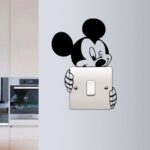 Miki Mouse Shape Wooden Wall Art, Cute Decorative Wooden Wall Hanging for Kids Room, Home & Office (5 Inches) - Image 2