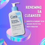 CeraVe Renewing SA Cleanser with Salicylic Acid, Ceramides & Hyaluronic Acid for Rough and Bumpy Skin - Image 3