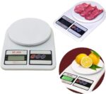 Digital Kitchen Weight Scale 10kg Capacity | Gram & Ounce Measurement | Compact Food Weighing Scale (Without LED) - Image 2