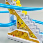 Smart Duck Ladder Climbing Race Set, Automatic Duck Climb Stairs Toy with Music, LED Lights & Sliding Track (3 Ducks) - Image 2