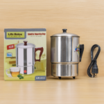 Life Relax Electric Water Kettle 1.0L Stainless Steel Portable Heating Cup LR 014