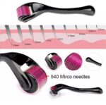 Derma Roller 0.5mm 540 Micro Needles - Professional Microneedling for Face Beard Hair Growth Collagen Boost Skin Texture - Image 4