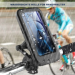 Bike Handlebar Waterproof Phone Holder Case | Full Touch Screen Mobile Mount for Cycling, Motorcycles & Outdoor Travel