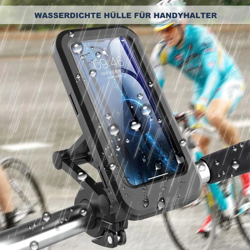Bike Handlebar Waterproof Phone Holder Case | Full Touch Screen Mobile Mount for Cycling, Motorcycles & Outdoor Travel
