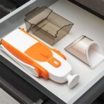 Safe-Slice Vertical Mandoline Slicer | Multi-Functional Vegetable Cutter, Julienne & Dicing Tool with Adjustable Thickness - Image 2