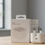 20W PD Type-C Fast Charger Adapter, 3 Pin US Plug for iPhone & Compatible Devices (Without Cable)