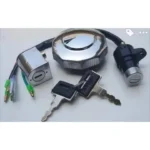 3 Pcs Lock Set for CD70 & China Bikes | Complete 3-in-1 Motorcycle Lock Kit with Tank Cap, Ignition Switch & Handle Lock