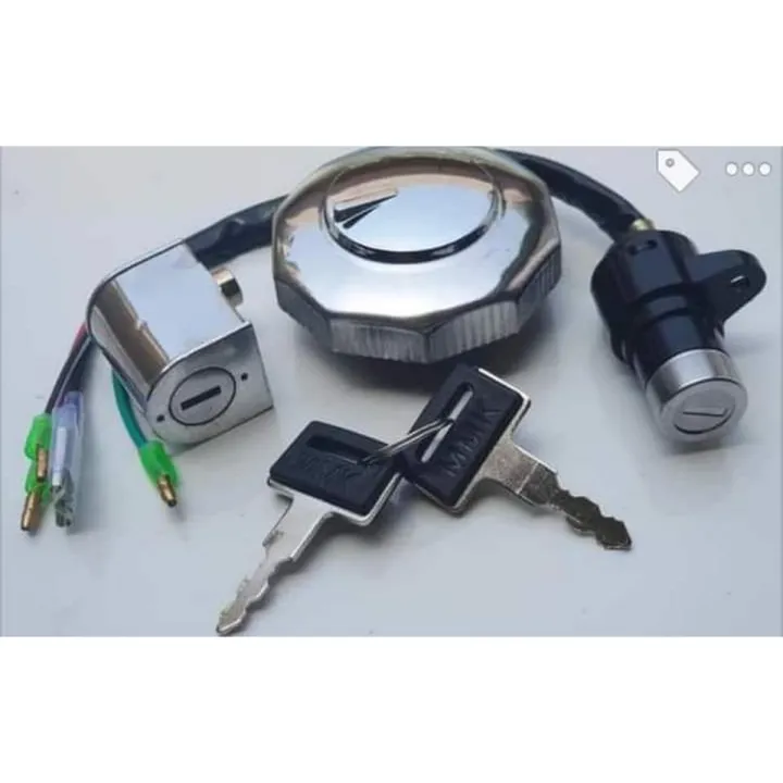 3 Pcs Lock Set for CD70 & China Bikes | Complete 3-in-1 Motorcycle Lock Kit with Tank Cap, Ignition Switch & Handle Lock 3 Pcs Lock Set for CD70 & China Bikes | Complete 3-in-1 Motorcycle Lock Kit with Tank Cap, Ignition Switch & Handle Lock