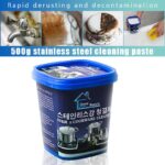 Powerful Stainless Steel Cleaning Paste 500g Kitchen Cookware Cleaner - Image 2