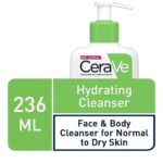 CeraVe Hydrating Cleanser with Hyaluronic Acid & 3 Essential Ceramides for Normal to Dry Skin - Image 2