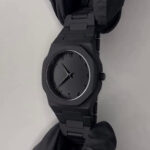 Full Black AURA Quartz Watch for Men & Boys, Premium Analog Wrist Watch with Lightweight Design & Butterfly Lock (Without Box)
