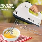 DH 133 Scarlett 7 Speed Hand Mixer Electric Egg Beater Dough Mixer