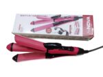Nova 2 in 1 Hair Straightener & Curler NHC-2009 - Professional Ceramic Plates Dual Styler | Straighten Curl Travel Friendly - Image 4