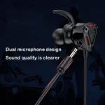 Ouve Type C Gaming Headset Wired Earphones with Dual Mic for PUBG, PS5, CSGO, PC & Mobile
