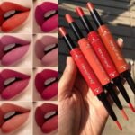 Pack Of 8 2‑in‑1 Matte Lipstick And Lip Liner Set – Waterproof Long Lasting Makeup Lipliner Pen Set for Women - Image 2