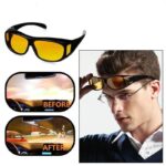 HD Day and Night Vision Wrap Around Glasses Anti Glare Driving Sunglasses for Men - Image 2