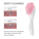Silicone Face Scrubber Exfoliating Brush Manual Facial Cleansing Massager Pakistan - Image 3