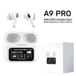 AirPods A9 Pro Wireless Earbuds with ANC ENC Noise Reduction, Touch Control Bluetooth Earbuds - Image 3