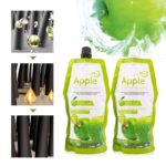 Apple Hair Color 500ml Ammonia-Free Dark Brown Hair Color Cream | 100% Grey Coverage - Image 3