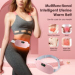 Heating and Vibrating Digital Period Pad for Healing Period Cramps, Women’s Care & Pain Relief Warmer Belt