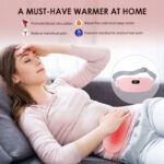 Heating and Vibrating Digital Period Pad for Healing Period Cramps, Women’s Care & Pain Relief Warmer Belt - Image 2