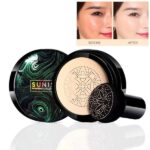 Sunisa 3 In 1 Air Cushion BB & CC Cream Foundation Waterproof Mushroom Head Full Coverage Makeup - Image 3