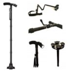 Trusty Cane Folding Walking Stick With Built‑In Lights, Adjustable Self‑Standing LED Walking Cane - Image 2