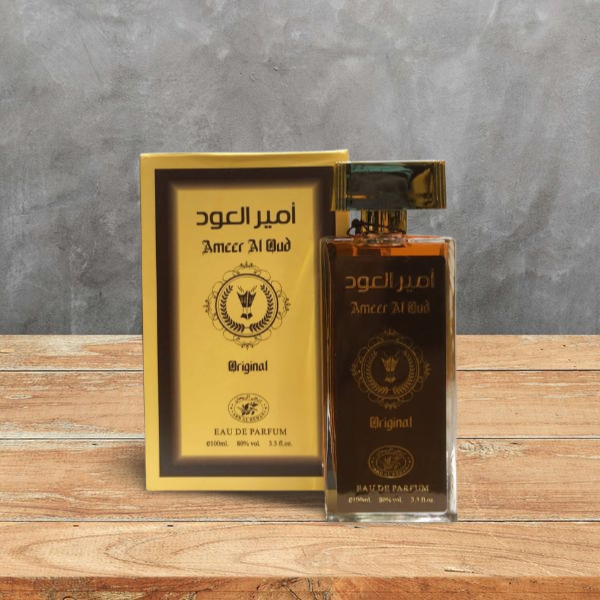 Ameer Al Oud Eau De Parfum 100ml | Long Lasting Unisex Oriental Oud Perfume with Woody & Musky Notes